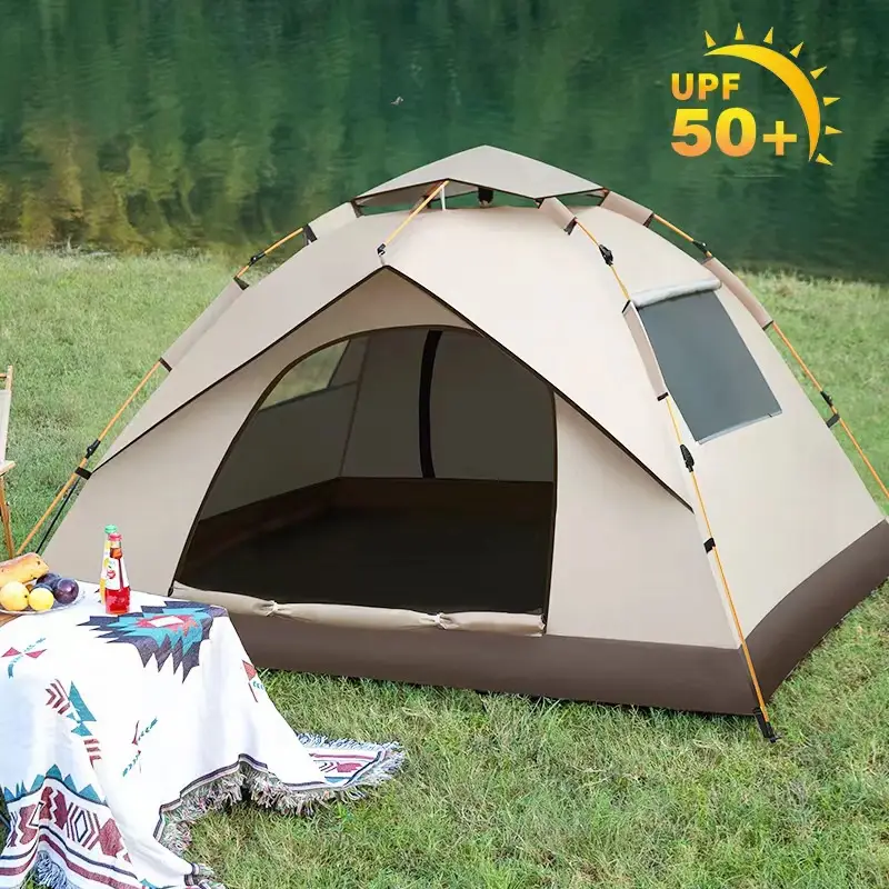 Silver Pastebrushing Sun-proof Portable Foldable Installation-free Outdoor Tent