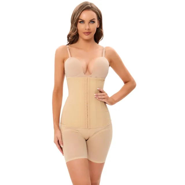 Sports Fitness Corset Three Breasted Corset Waist Seal Skin Color 3Xl - Shop at LoveMi