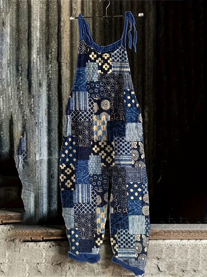 3D-printed Suspender Casual Pants Suspender Overalls 10