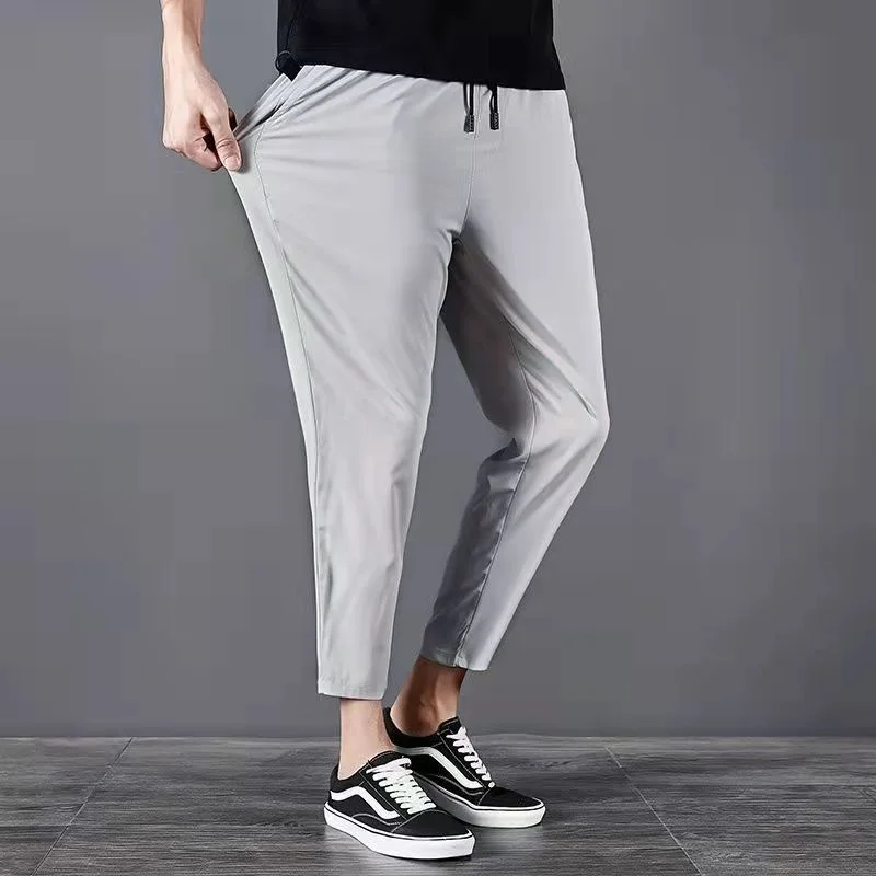 Title 4, Mens Thin Ice Silk Cropped Pants