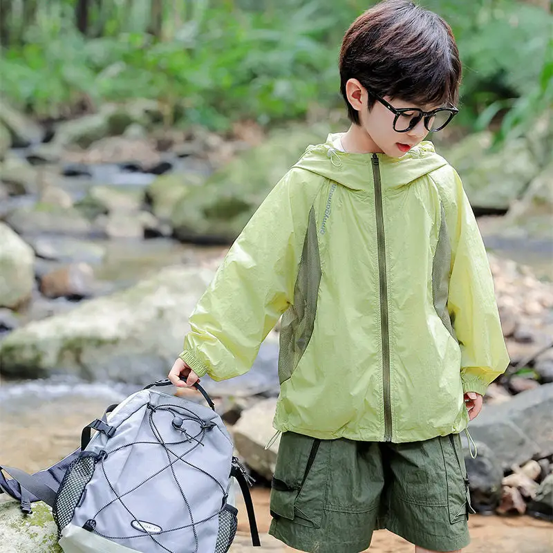 Sun-protective Clothing For Children Lightweight Breathable Outerwear