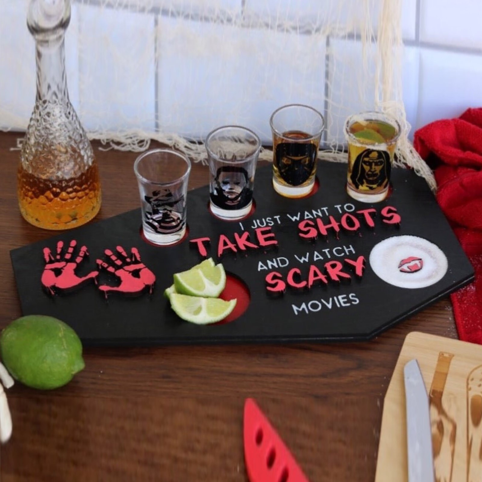 Halloween Horror Shooting Tray (Horror Ornaments-24x17x1cm)