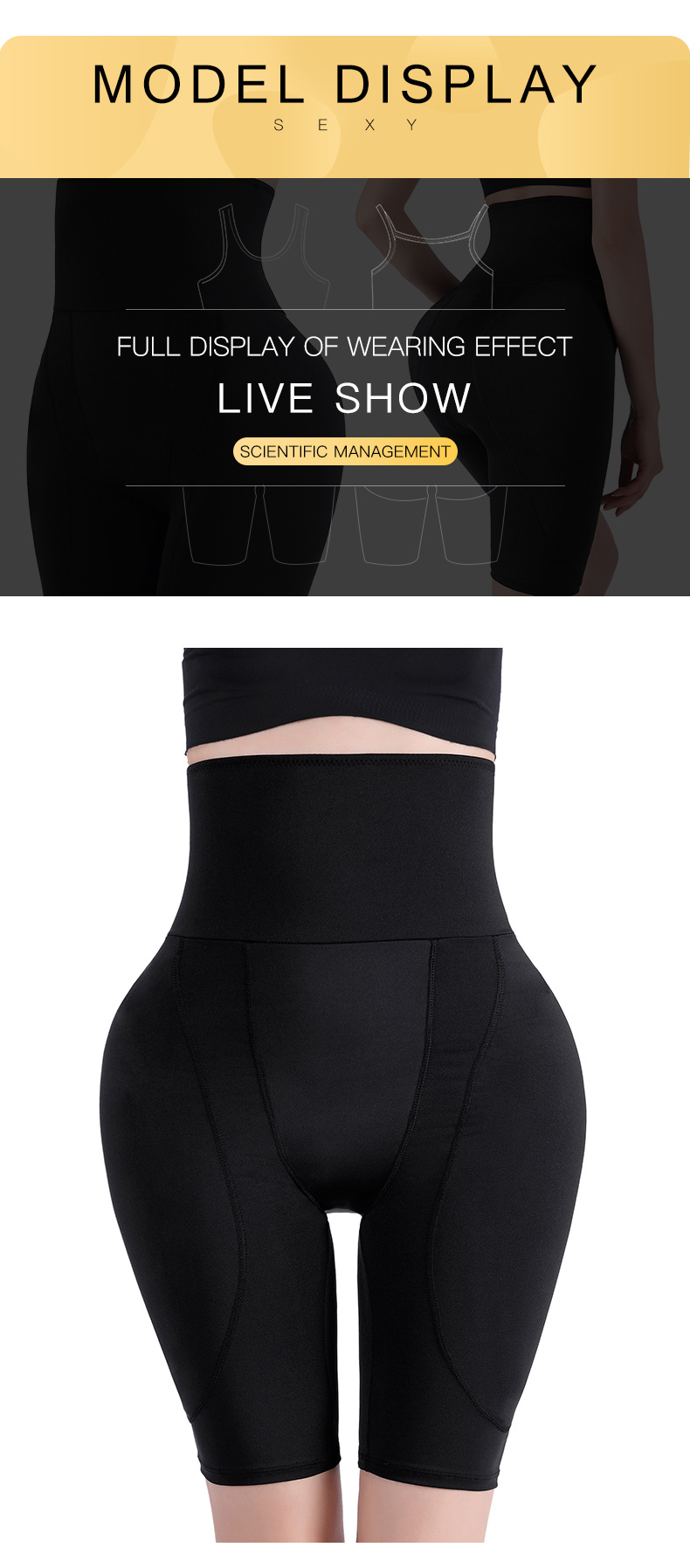 Title 19, Shapewear High Waist Slip voor Vrouwen, Vetverb...