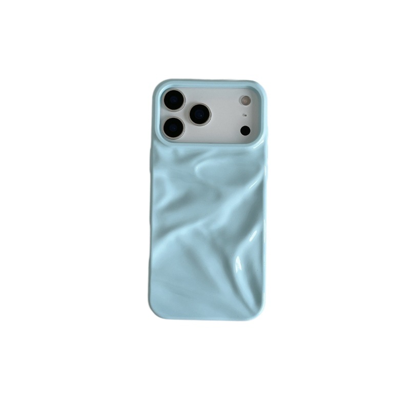 Simple Solid Color Pleated Soft Shell - Image 8