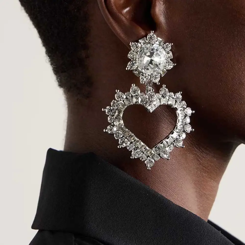 Heart Shape Ear Clip Women's High-grade Earless Exquisite Light Luxury
