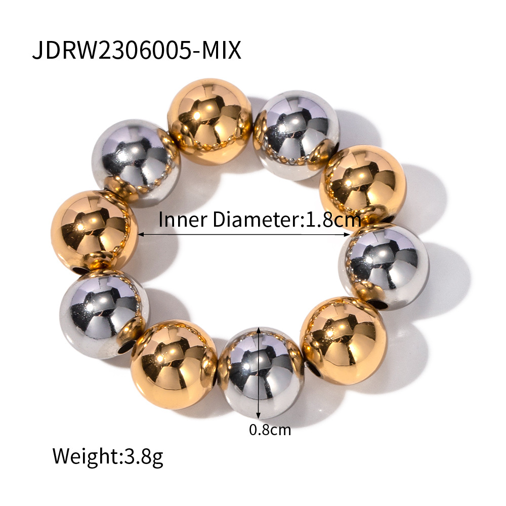 Fashionable New Light Luxury Stainless Steel Ring