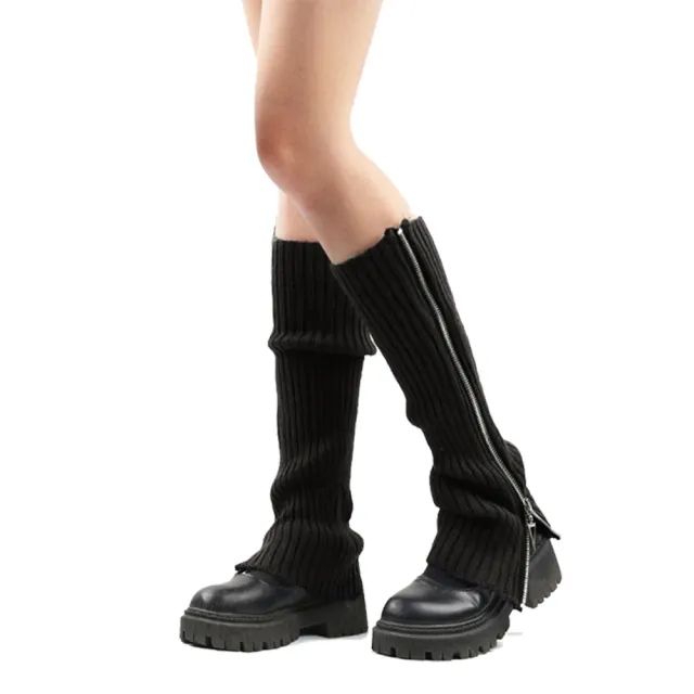 Woolen Yarn Socks Women's Knitted Slip on Black - Shop at LoveMi