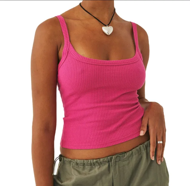 Camisole Top For Women Slim Fit Slimming Beauty Back Inner Wear Outer Wear Bottoming Vest Red - Shop at LoveMi