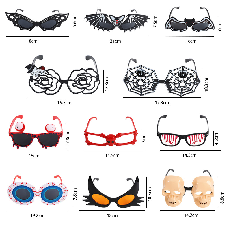 Halloween Spider Web Glasses Trick Toy - Image 24