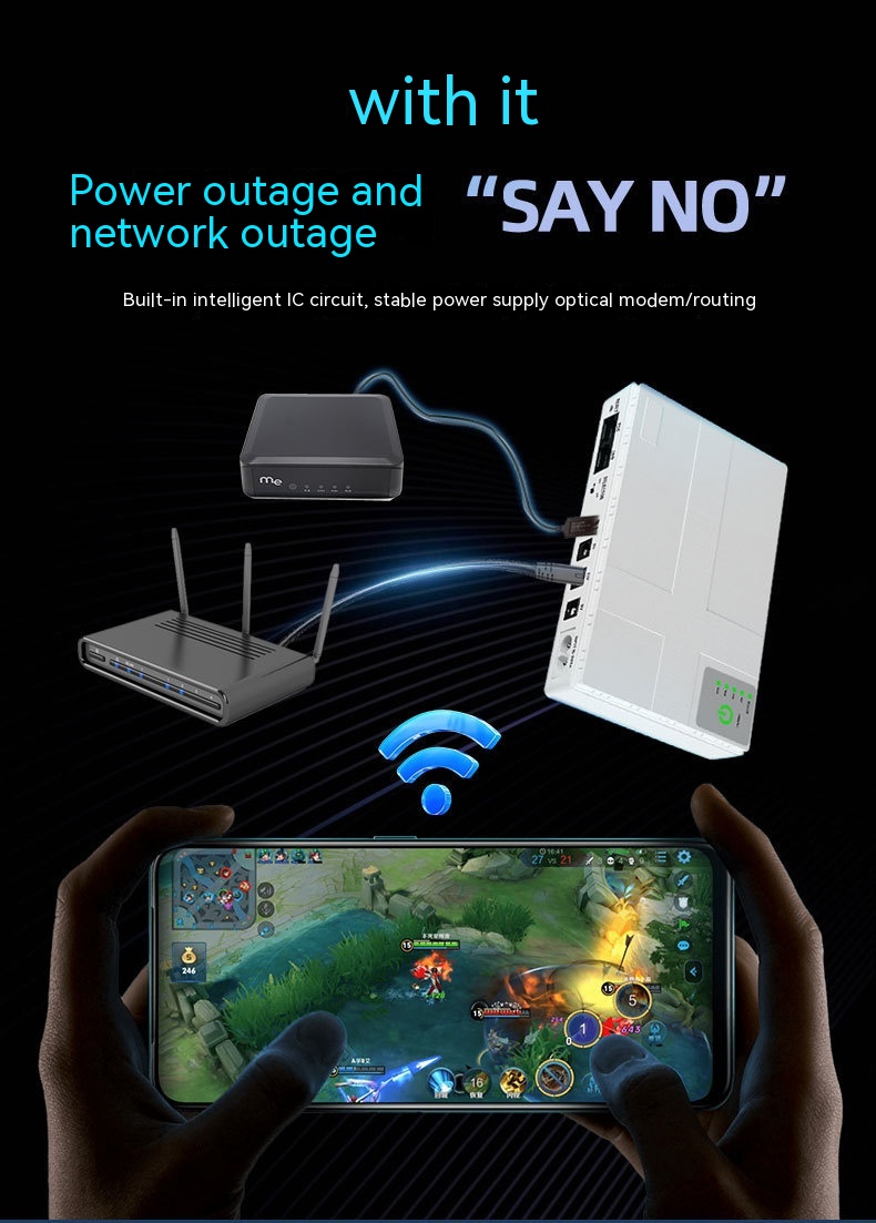 Uninterruptible Power Supply Miniups Router 3