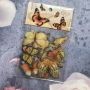 Orange Butterfly Glass