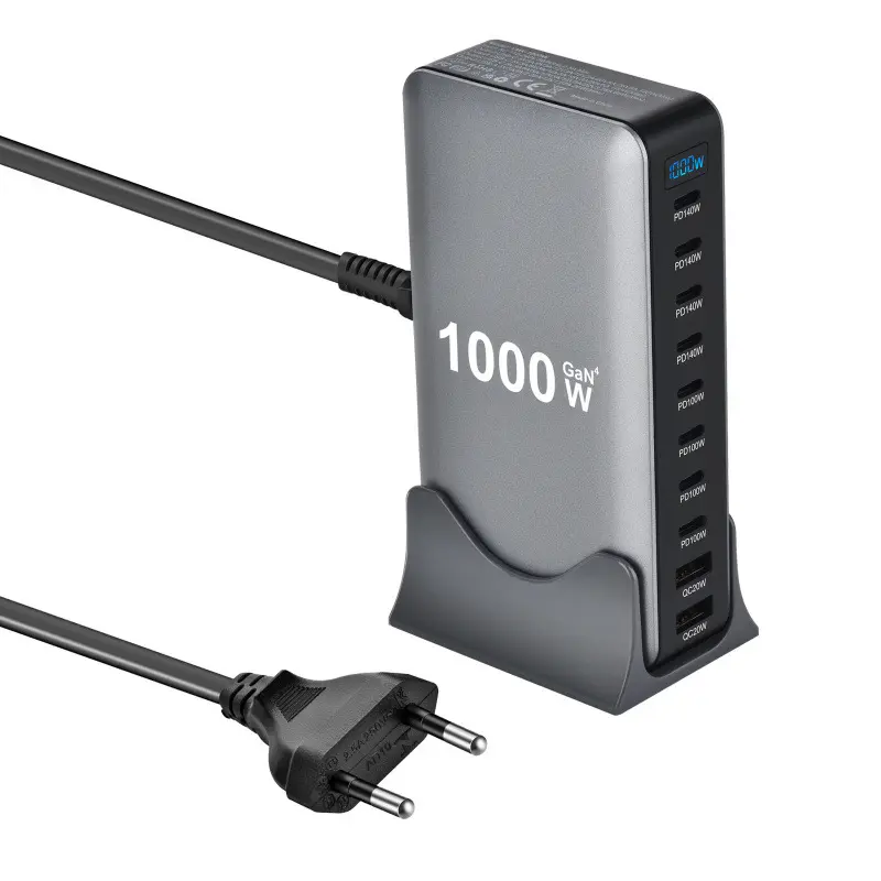 Gallium Nitride Multi-port Multi-function Adapter Charger