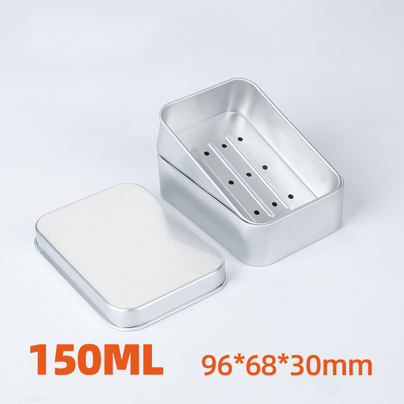 Hotel Dormitory Bathroom Drainage Aluminum Soap Dish