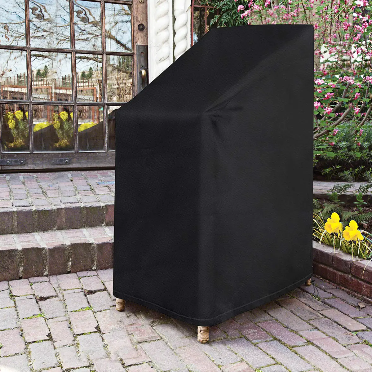Sealing Strip Waterproof UV Protection 210D Silver Pastebrushing Polyester Chair Cover Foldable