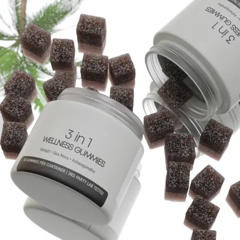 Cured 3 in 1 Gummies Shilajit for Men