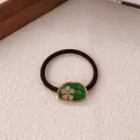 Green Flower Style Hair Band