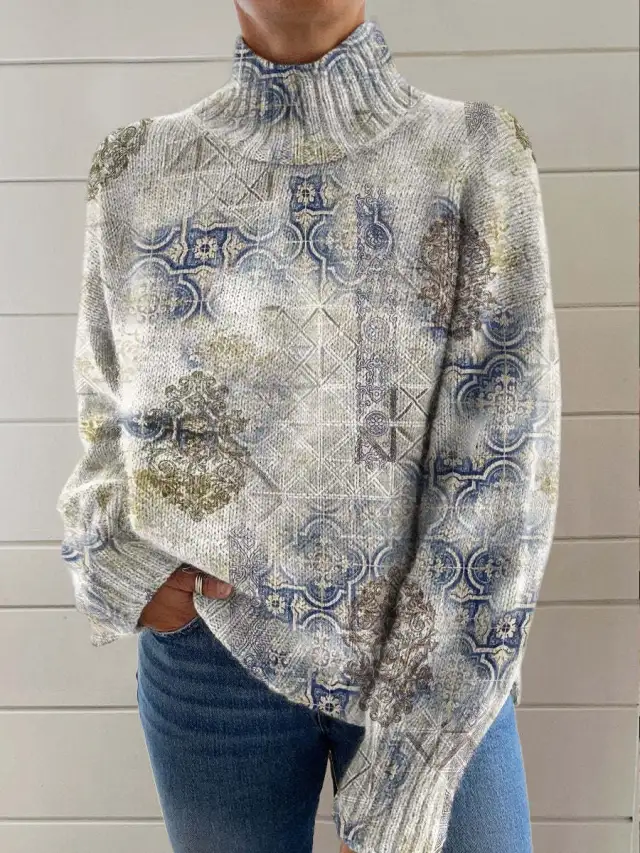 Women's Simple Printed Casual Coat Cardigan Sweater 11Style - Shop at LoveMi