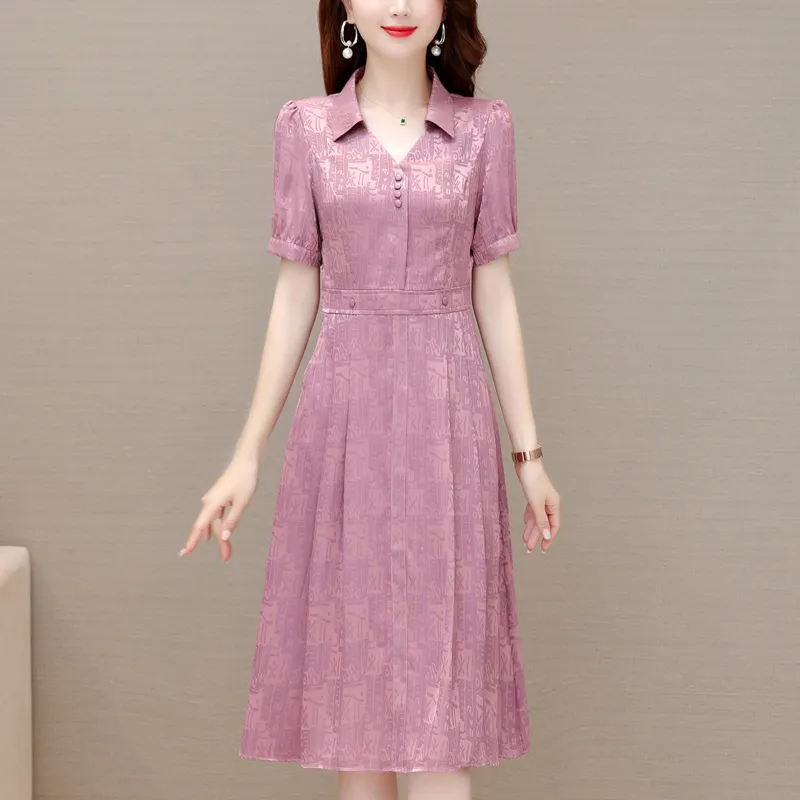 Summer High-end Dress Women's Clothing - Pink