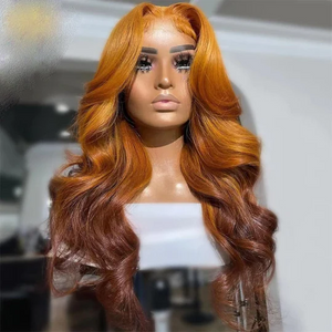 Golden Brown Gradient Real Hair Lace Headgear — foto 8