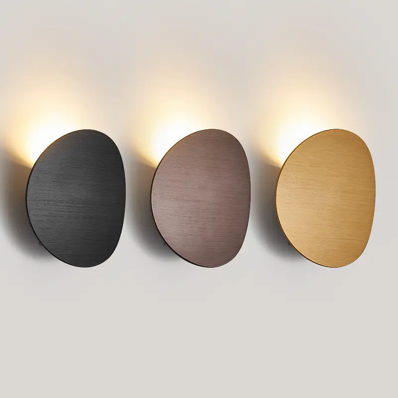 Simple Bedside Lamp Round Aisle Wall
