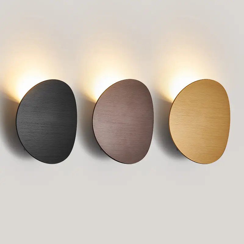 Simple Bedside Lamp Round Aisle Wall