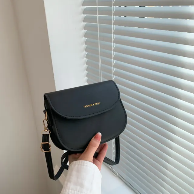 Western Style Internet Celebrity Shoulder Mori Style Small Shoulder Bag Black - Shop at LoveMi