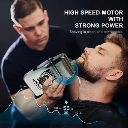 Silver T9 Series Hair Clipper Reciprocating Shaver