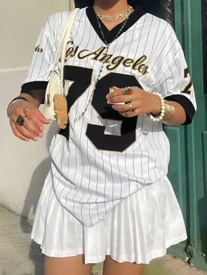 European And American Sports Style American Retro Jersey Black - Shop at LoveMi