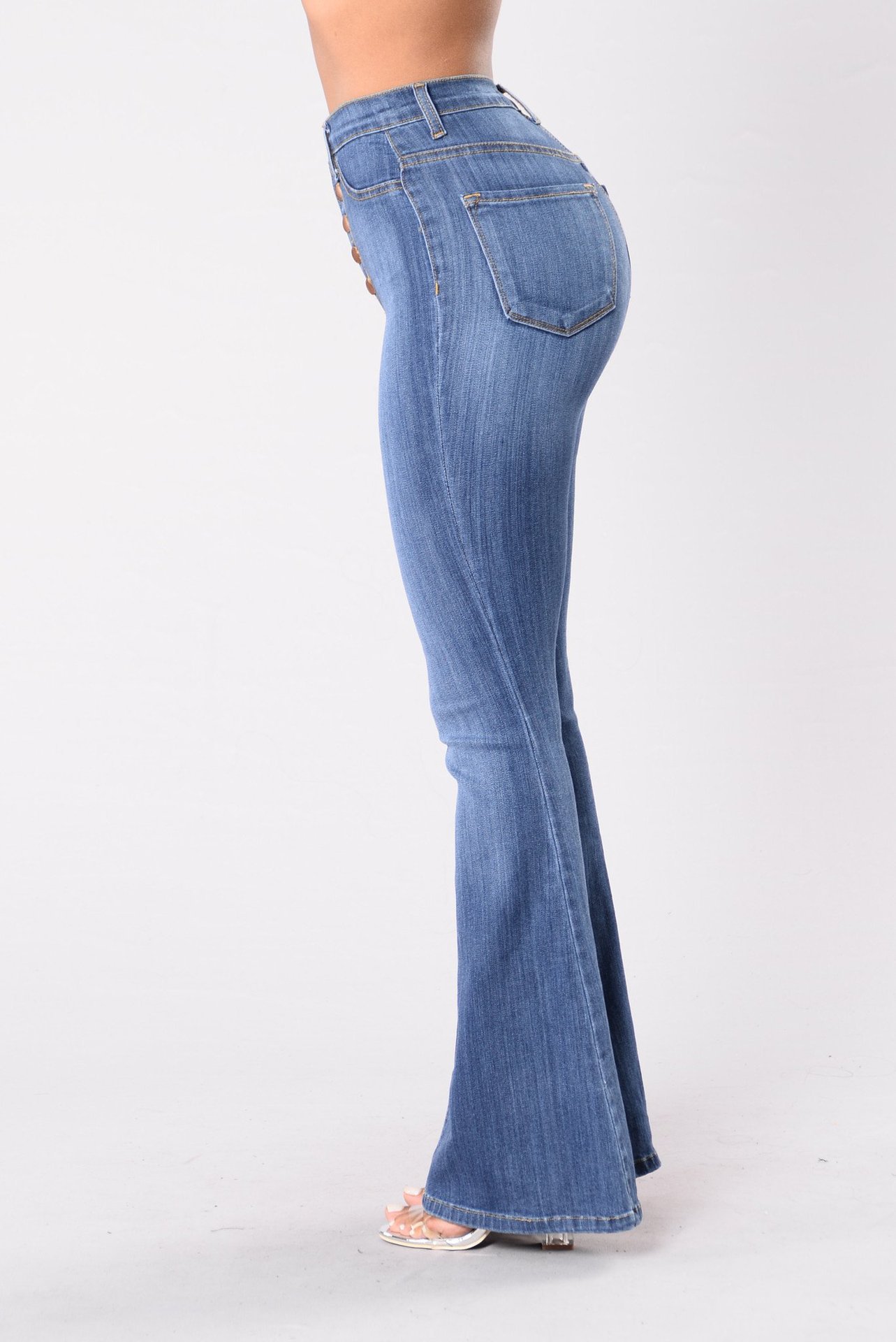 Title 2, Beliebte Slim Fit Jeanshose mit hoher Taille un...