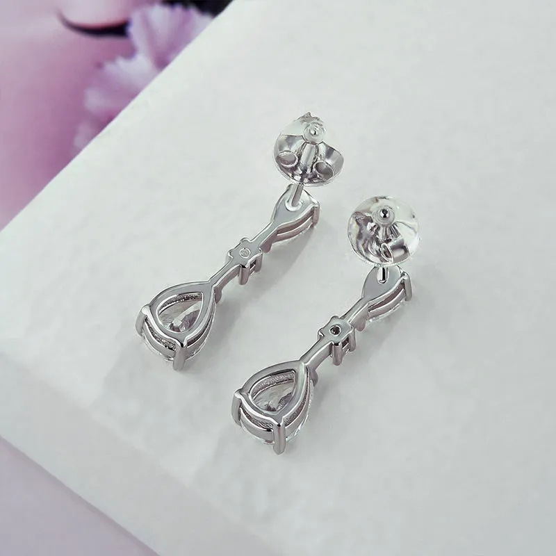 أقراط زفاف ذكية بشكل قطرة موديل 2023 الجديدة