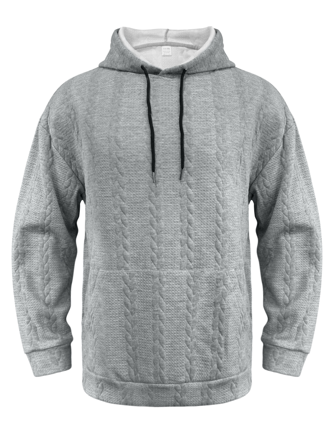 Pullover Hoodie Men’s Cotton Long-Sleeve Slim Fit Sweatshirt