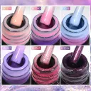 Shimmering Thermal Gel Fashion Nail Polish PU Protective Film For Nail Art view 17