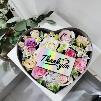 50 SheetsPack 5 9cm Thank You For Supporting My Small Business Laser Thank-you Card