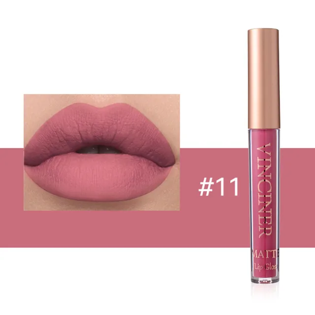 12 Colors Lip Lacquer Matte Liquid Lipstick Waterproof 11 Colors - Shop at LoveMi