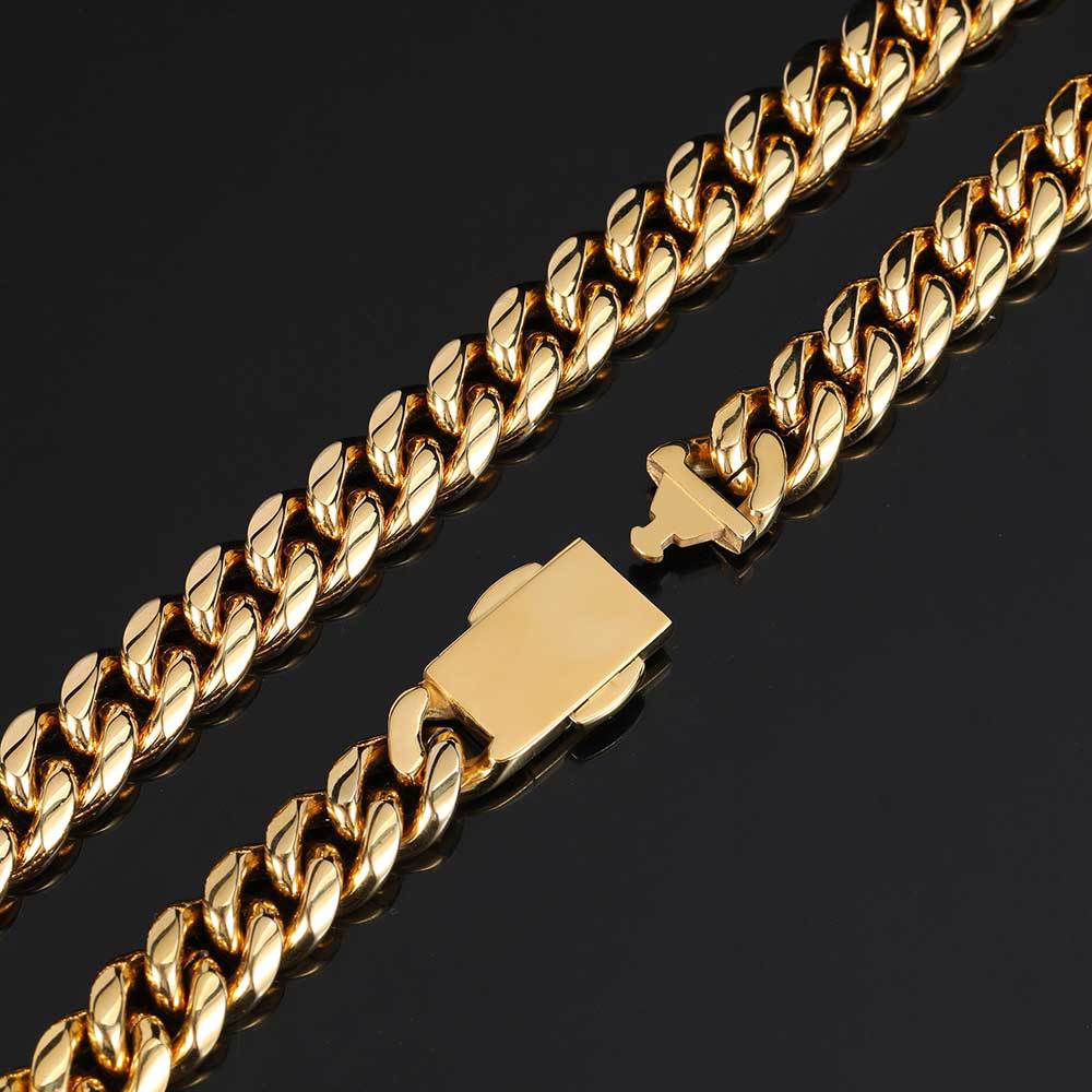 European Hip Hop Stainless Steel Necklace