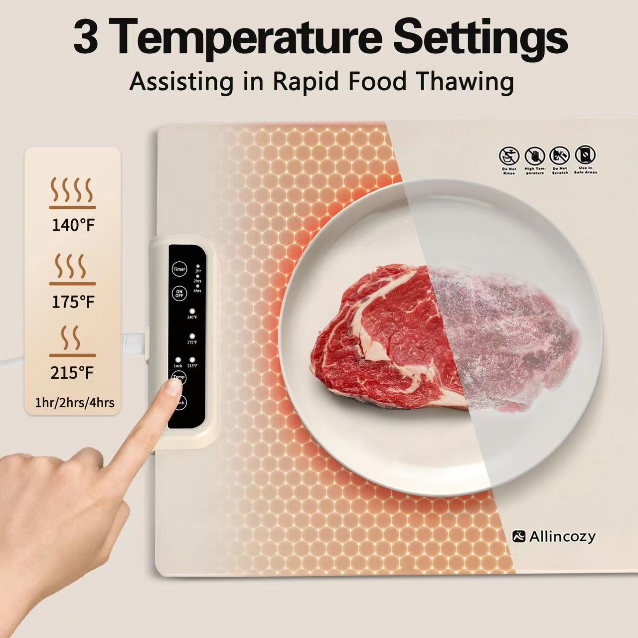 Title 13, Multifunctional Hot Dish Temperature Keeping Pa...