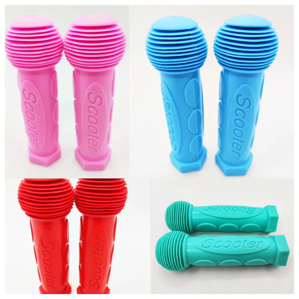 Solid-color Portable Non-slip Thermoplastic Rubber Bicycle Handlebar