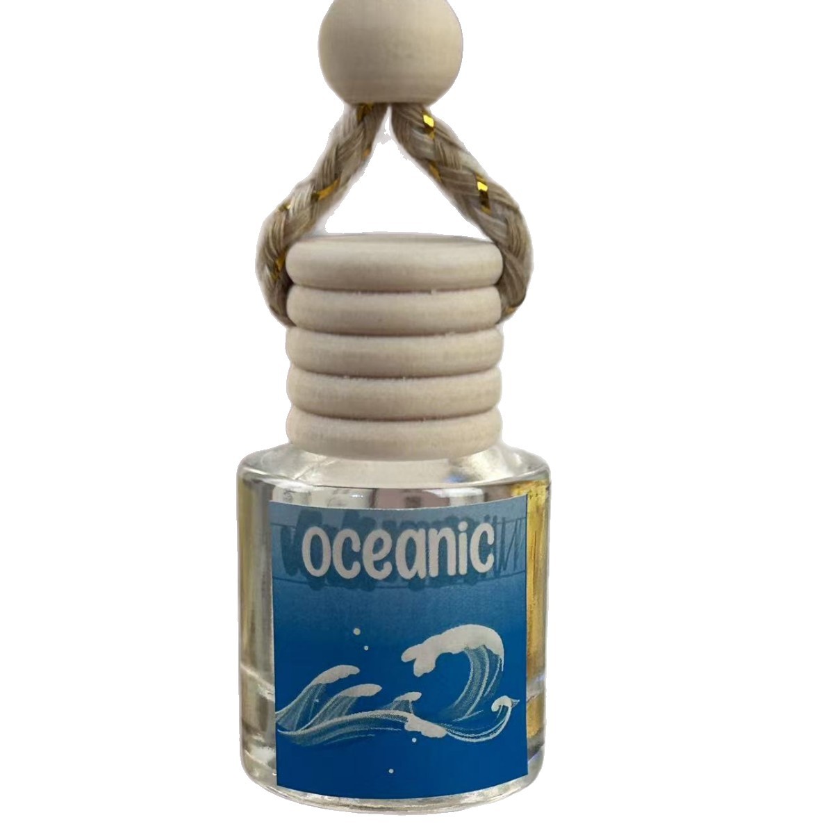 Car Scented Glass Bottle Rearview Mirror Pendant 5