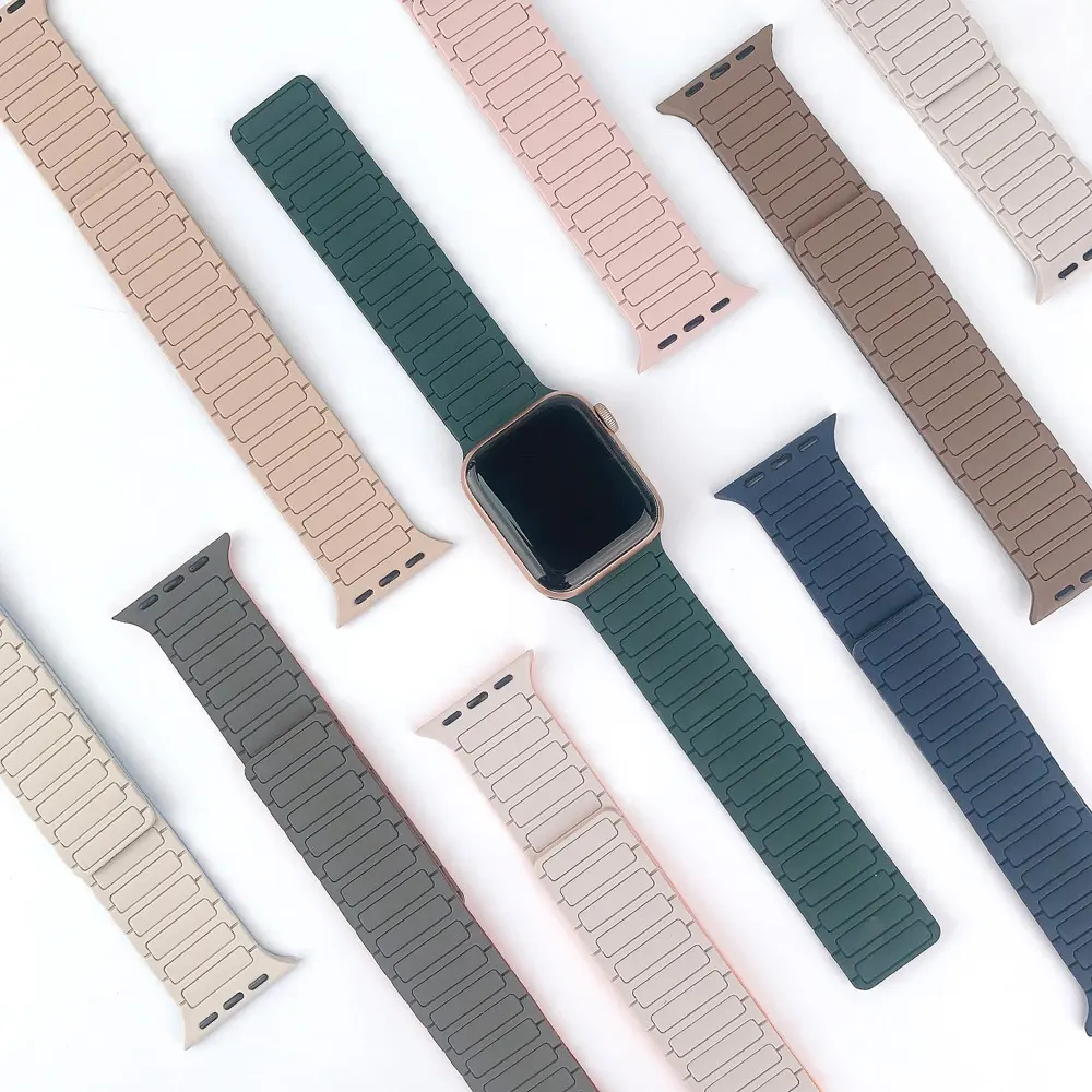 Magnetic Sports Silicone Watch Strap