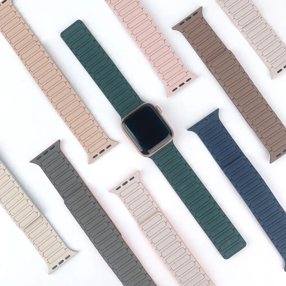 Magnetic Sports Silicone Watch Strap