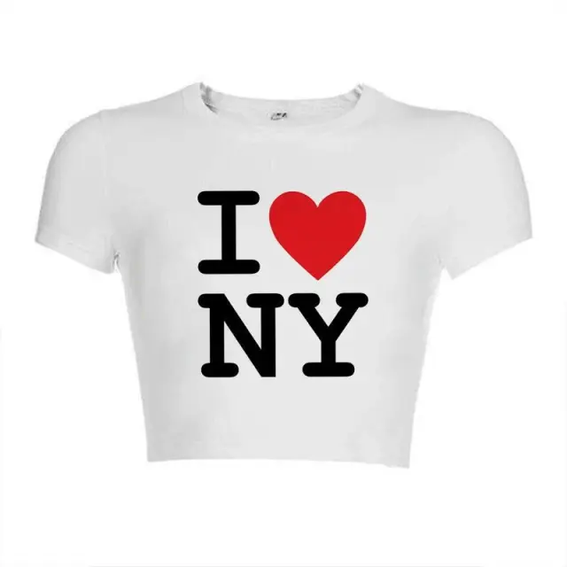 Fashion Letter Print Cute Streetwear T shirt Short Sleeve Women White - Shop at LoveMi