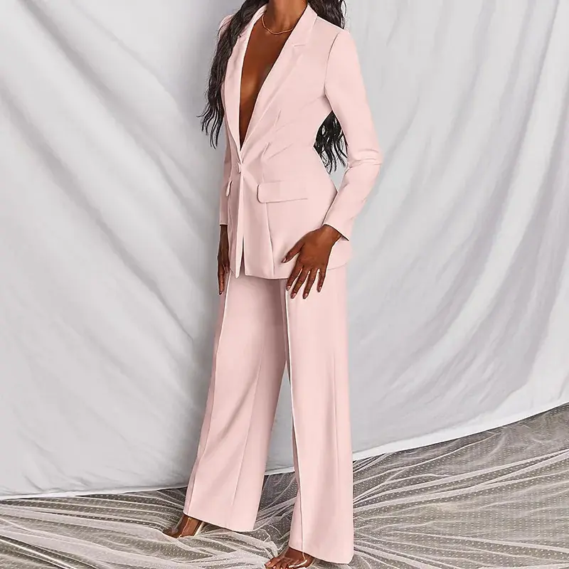 Casual Suit Lapel Button-down Blazer Jacket