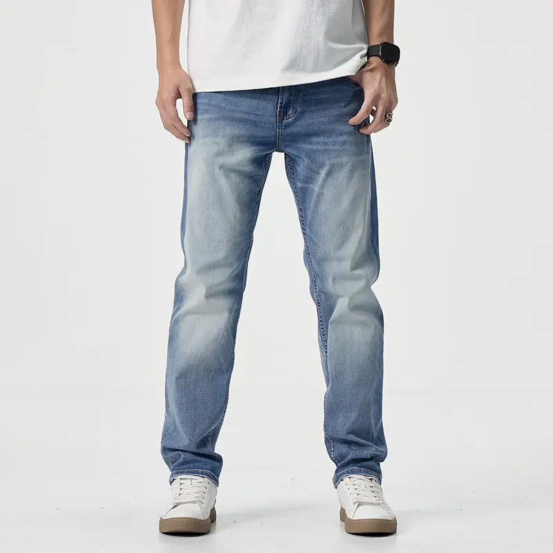 Mens American-Style High-Street Casual Jeans