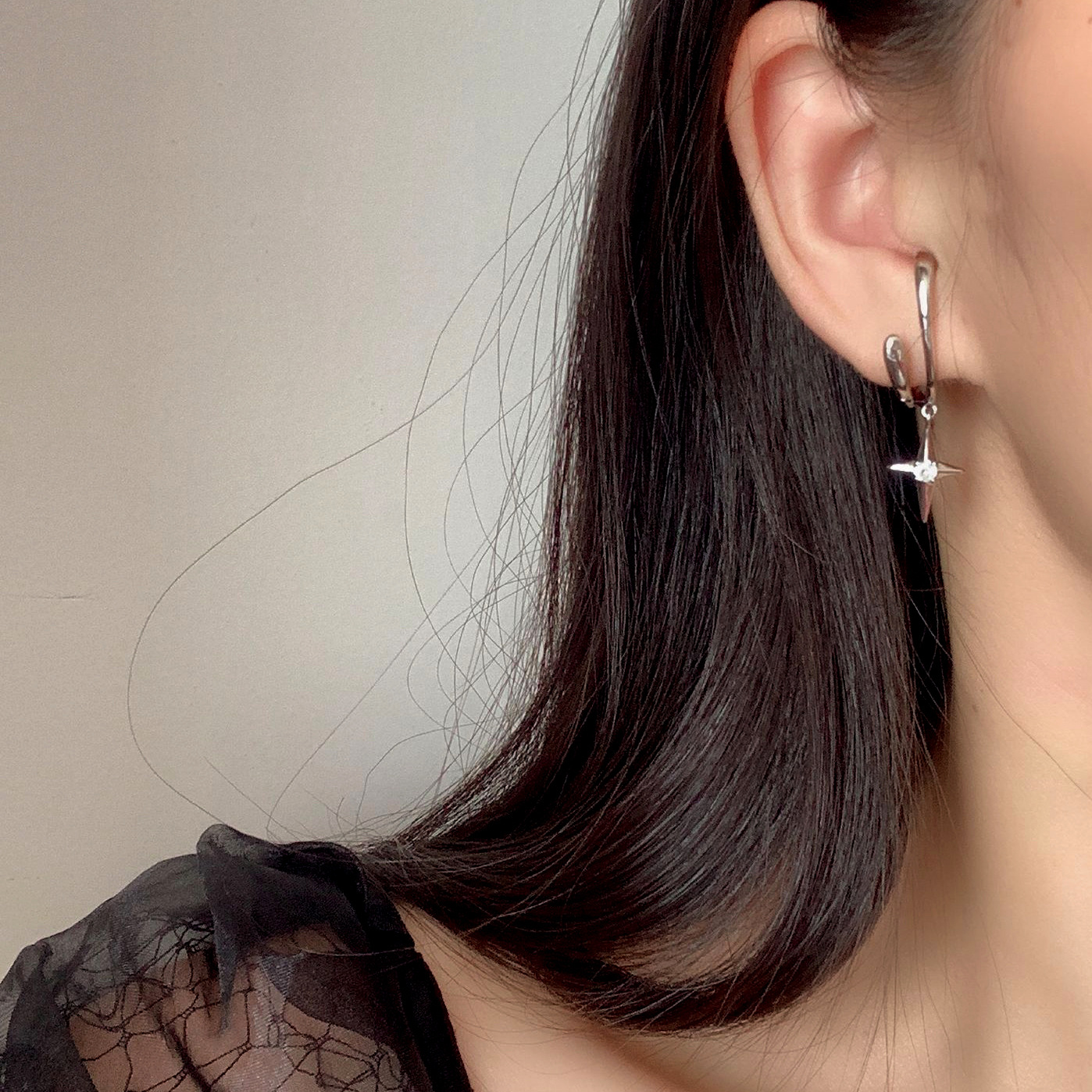 Star Non-Pierced Ear Cuffs, picture 3 of 6