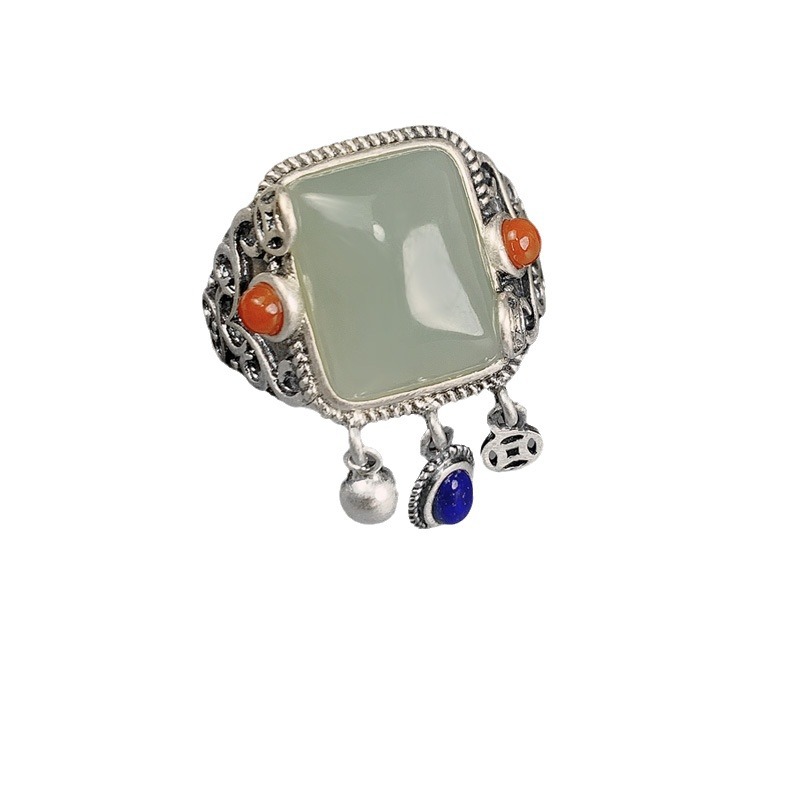 Sterling Silver Square Ring