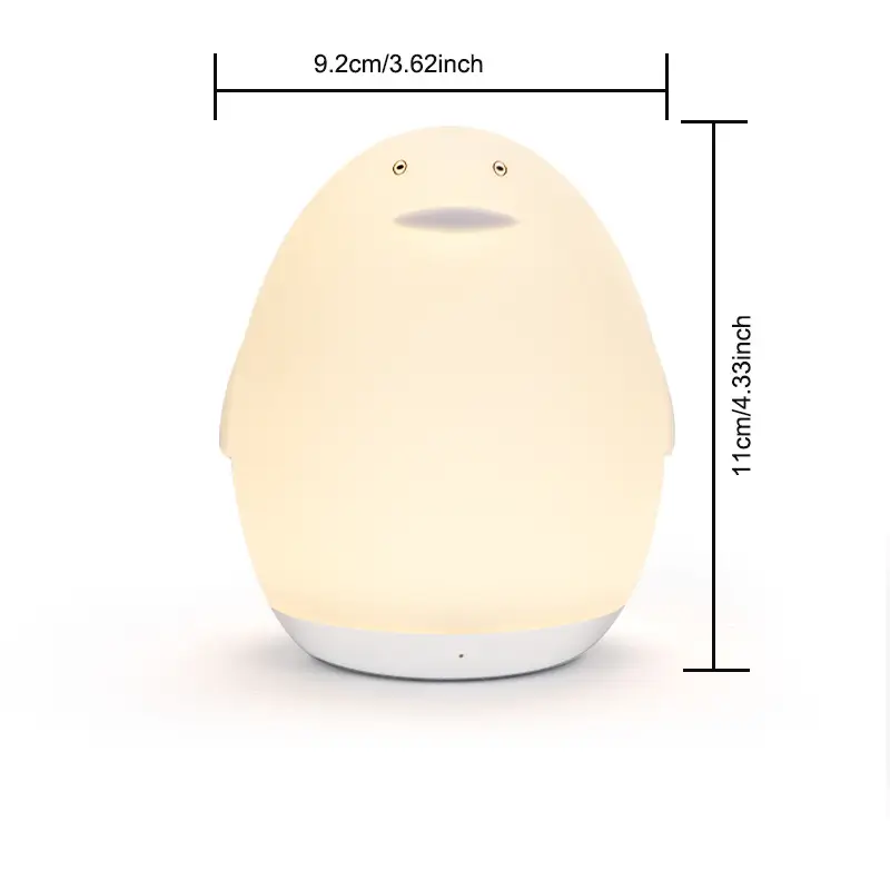 Rgb Atmosphere Usb Rechargeable Silicone Lamp