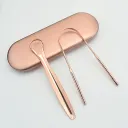 Rose Gold Iron Box 2 Piece Set
