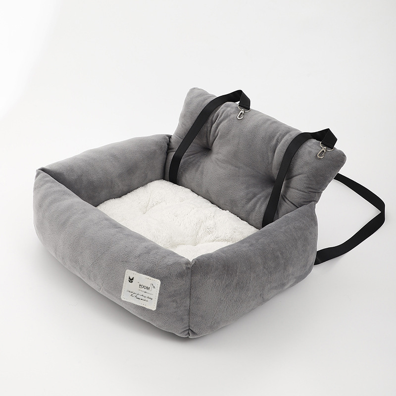 Gray Car Pet Bed