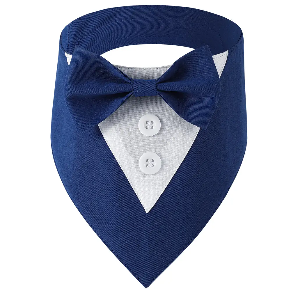 Multi-Color British Style Wedding Pet Triangular Scarf