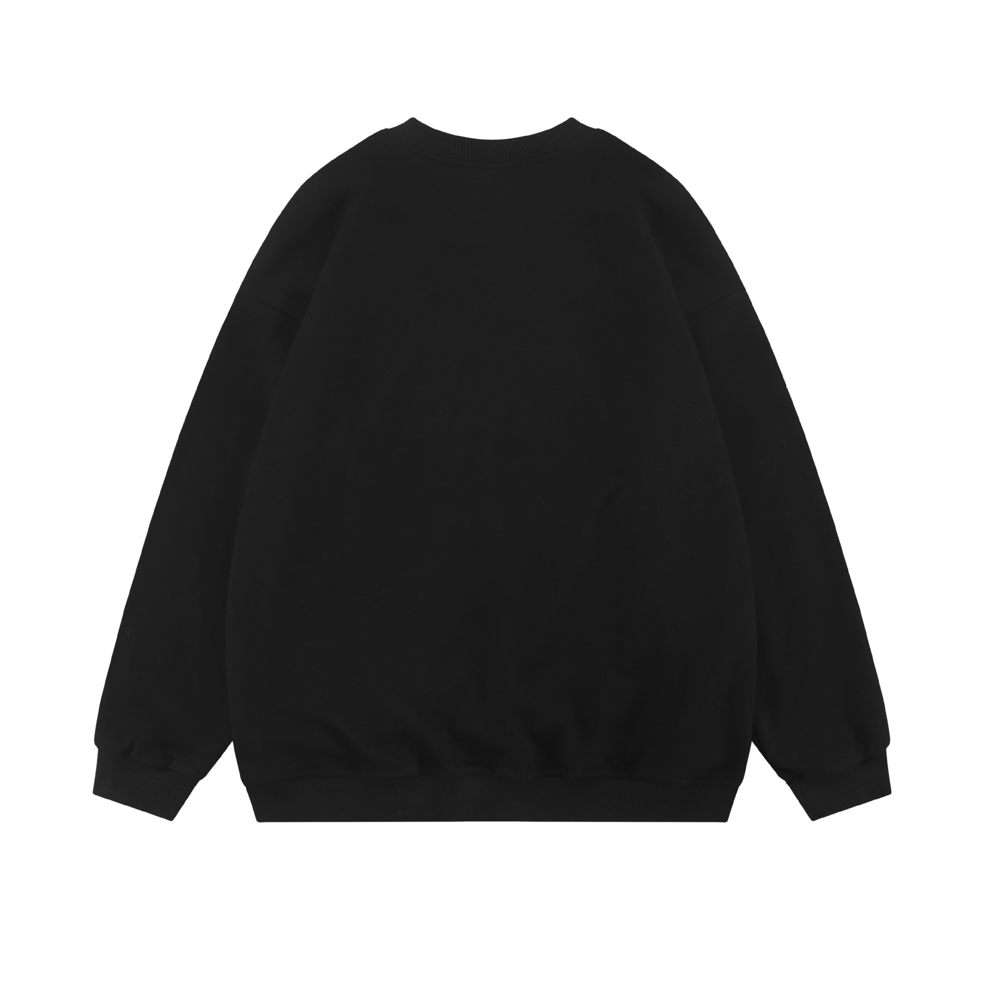 Embroidered Pullover Drop-shoulder Long-sleeve Men's Sweater Top